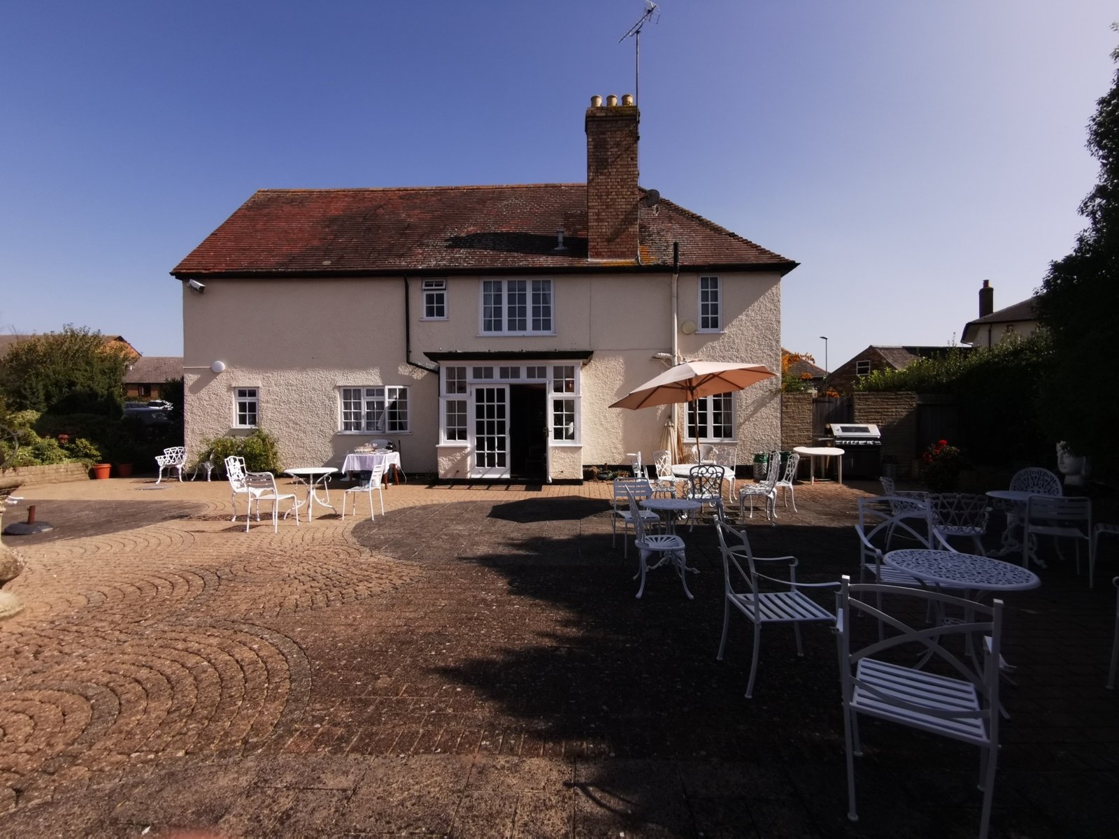 The house, courtyard and grounds